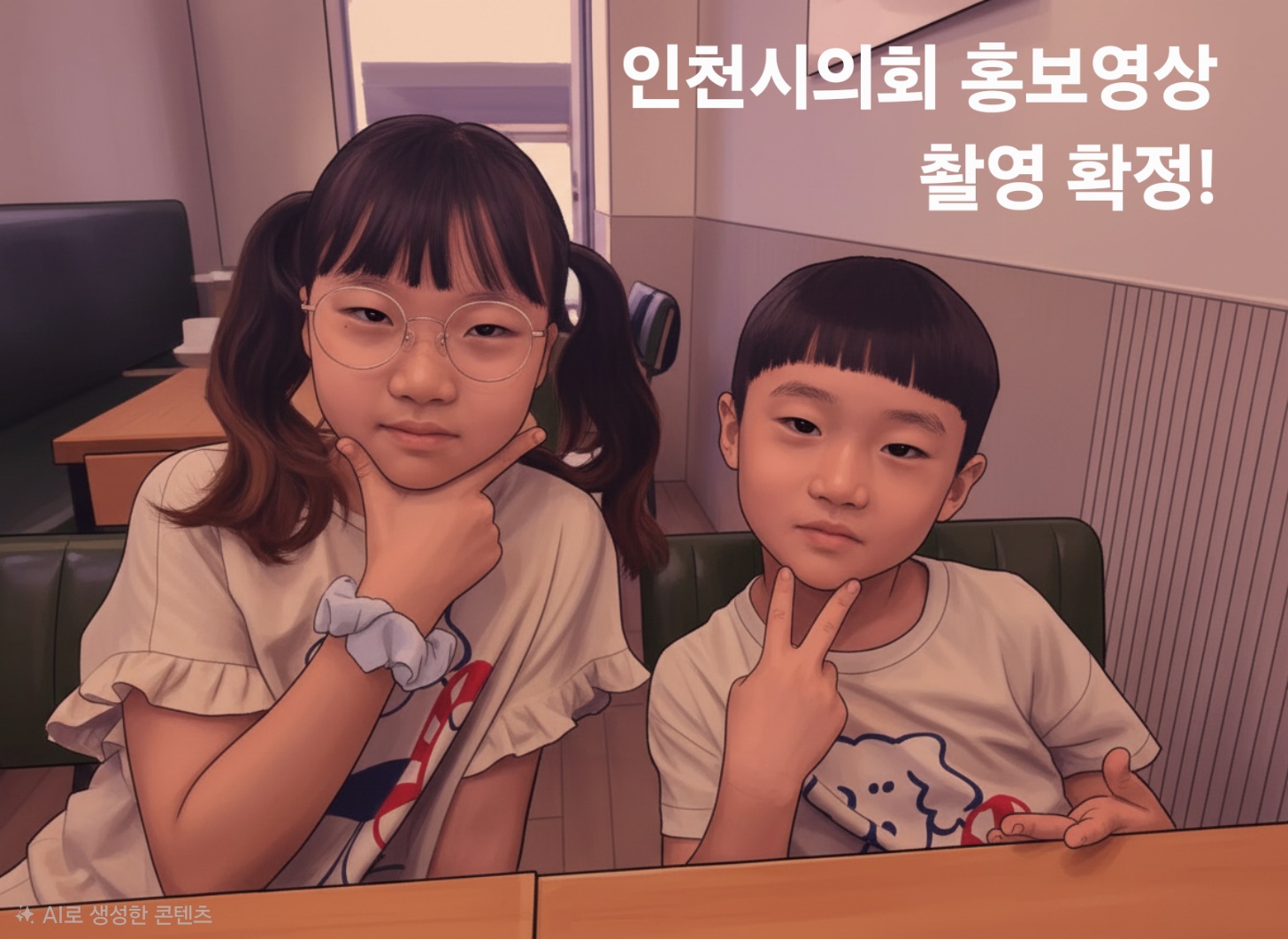 인천시의회 홍보영상 촬영 확정 안내
