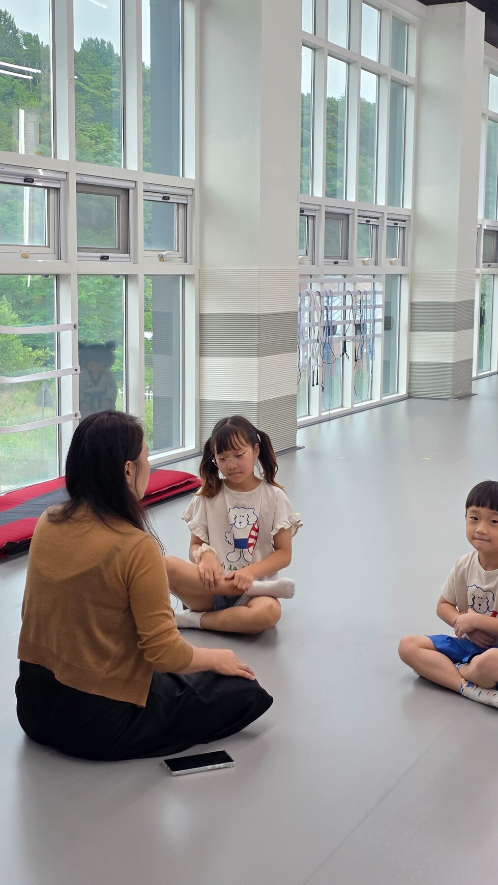 소중한나태권도 촬영 준비 교육
